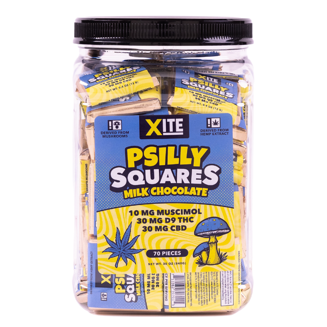 Psilly Square Mushroom Milk Mini