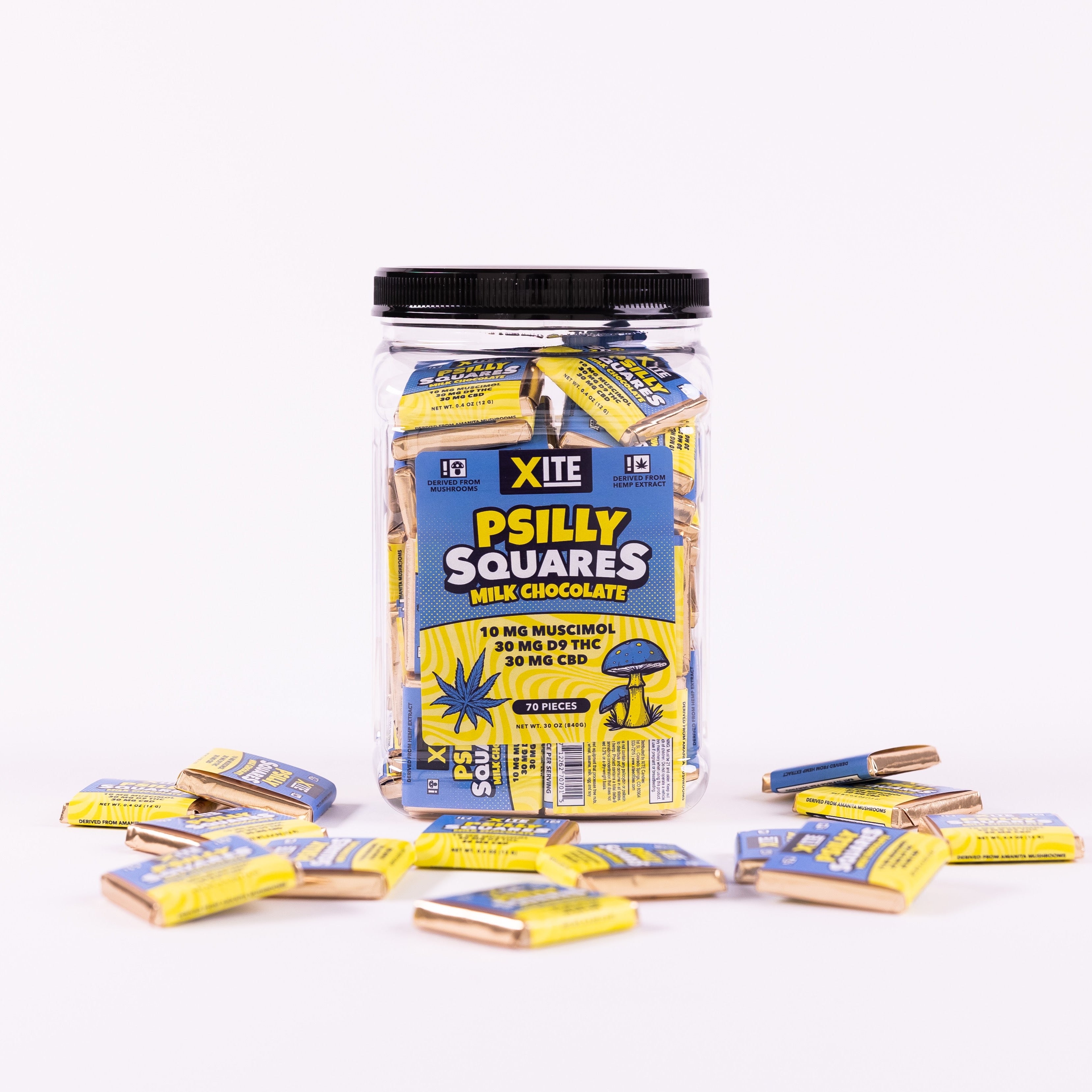 Psilly Square Mushroom Milk Mini