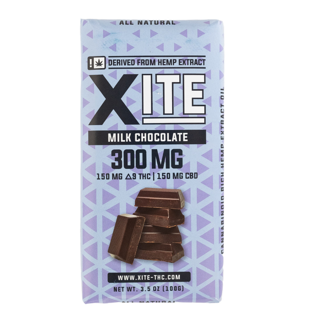 300mg milk chocolate bar by xite