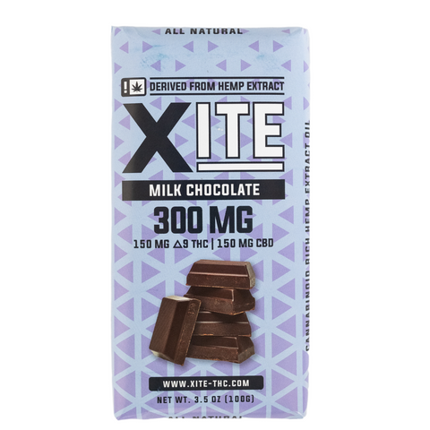 300mg milk chocolate bar by xite