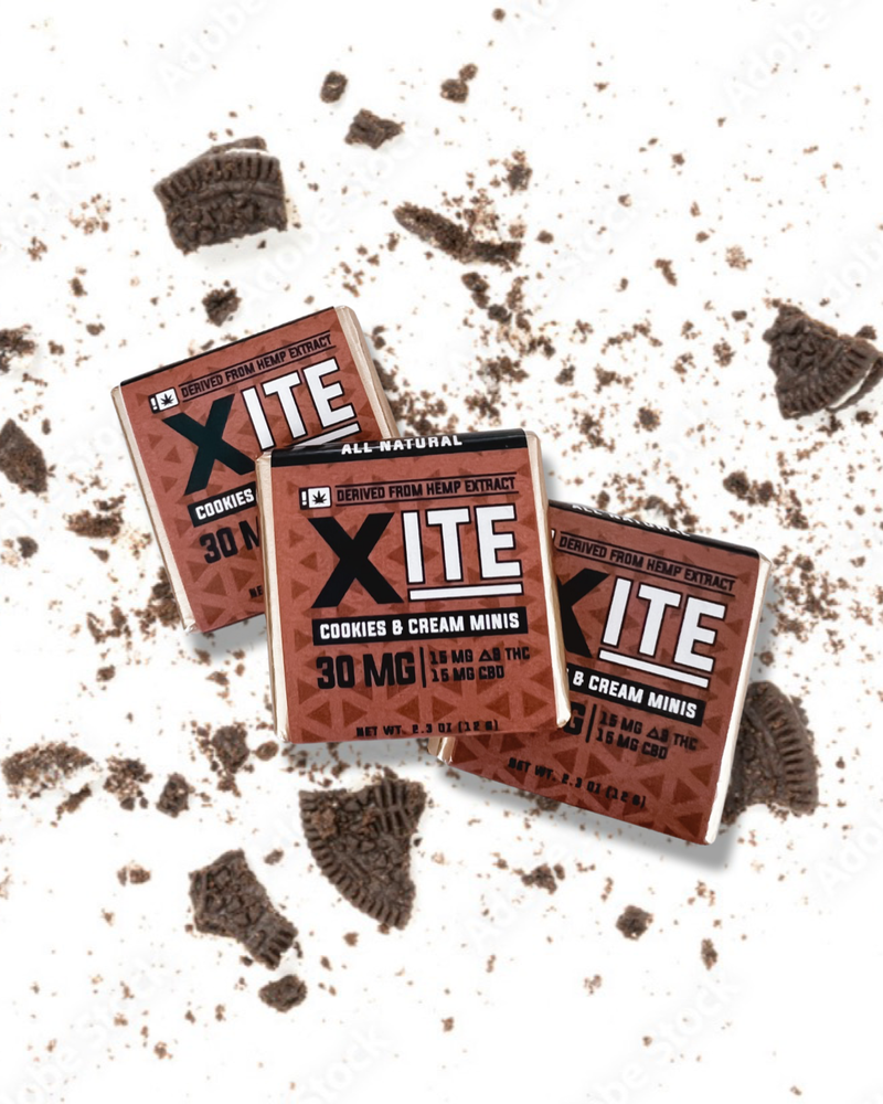 3 cookies and cream minis 30mg by xite