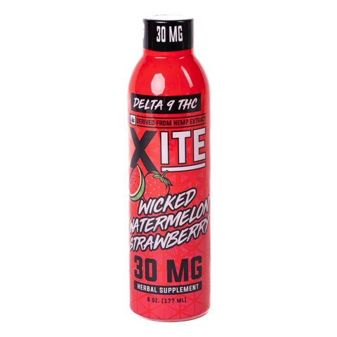 a bottle of wicked watermelon strawberry 30mg by xite