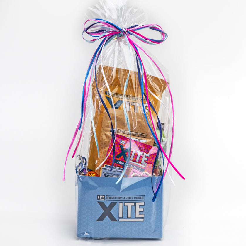 gift bag of various xite edible products