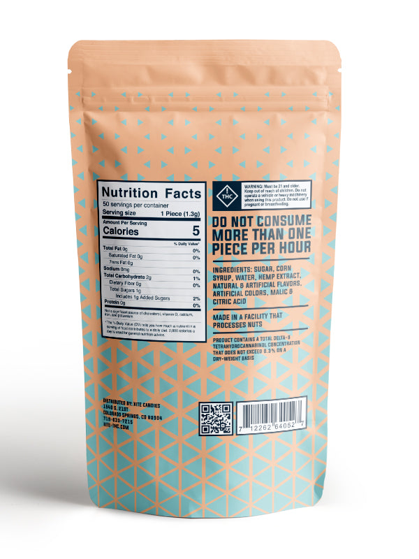 nutrition info for d9 hard candies by xite