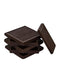 stack of dark chocolate minis by xite
