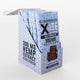 retail display of 300mg milk chocolate bars by xite