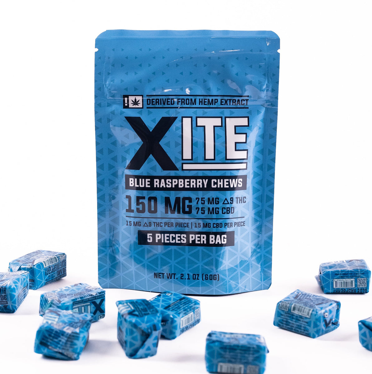 D9 Blue Raspberry Chew | One-of-a-kind Chewy Treat | Xite Edibles ...