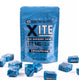 bag of 150mg blue raspberry chews by xite