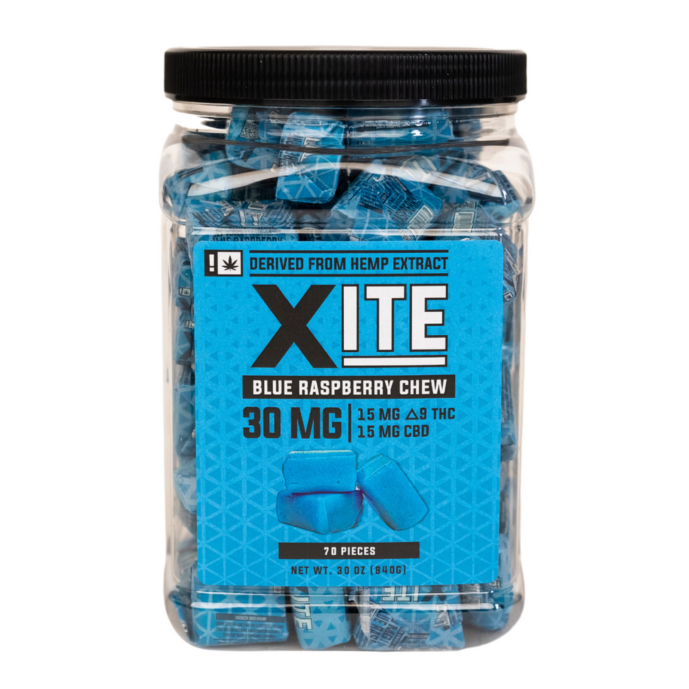 D9 Blue Raspberry Chew | One-of-a-kind Chewy Treat | Xite Edibles ...