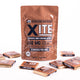 a bag of 150mg cookies and cream minis by xite with individual minis surrounding