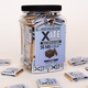 jar of 30mg milk chocolate minis by xite