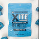 bag of 150mg blue raspberry chews by xite